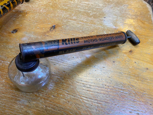 U.S.A.Vintage Advertisement Insect Bug Black Flag All Purpose Spray Pump 美國古董滅蟲噴霧