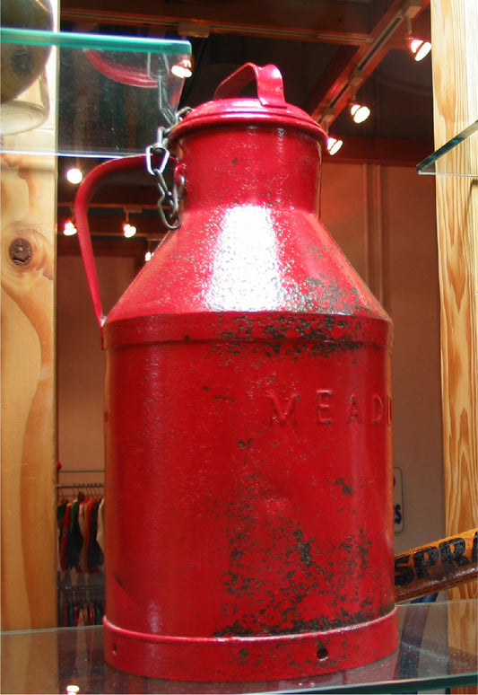 U.S.A. Vintage Meadow Gold Milk Can美國Meadow Gold古董牛奶罐