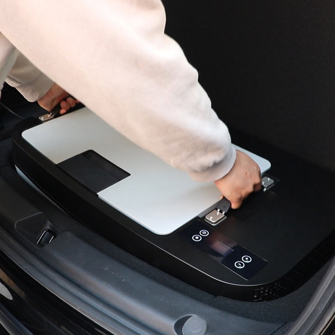 【香港保用行貨】Tesla Model Y 35L專用車尾冰箱|車載冰箱|尾箱隱藏冰箱 | 專車專用