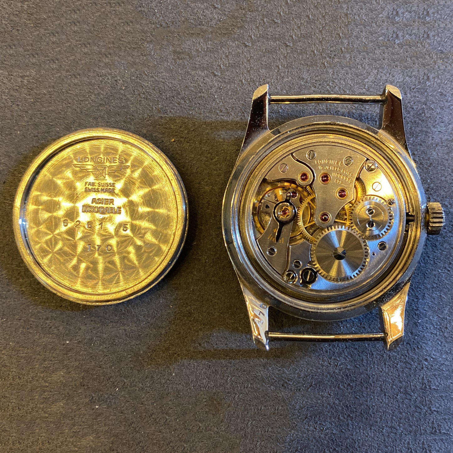 New Old Stock (N.O.S.) Longines Watch 1950s 6261 LG0002