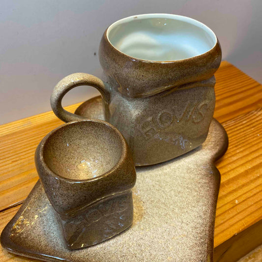 Carlton Ware Hovis Toaster & Bread Tea Pot Set