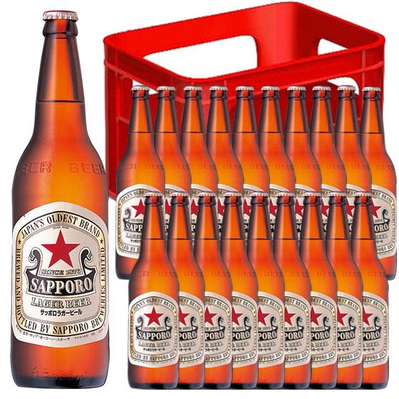【現貨日本直送】札幌SP. ラガー(大)ケース-Sapporo Lager(大)633ml瓶裝