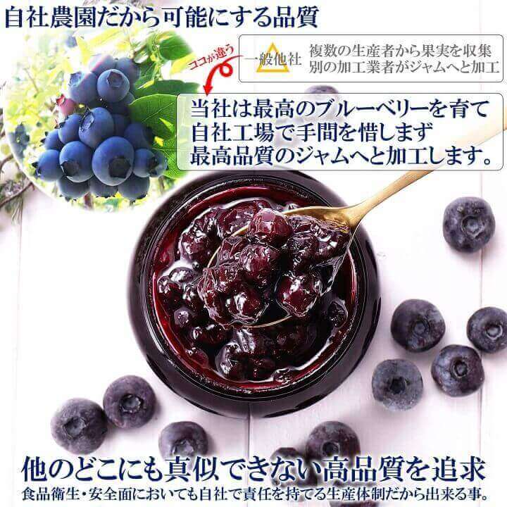 Morinohatake Blueberry Jam-Low Sugar