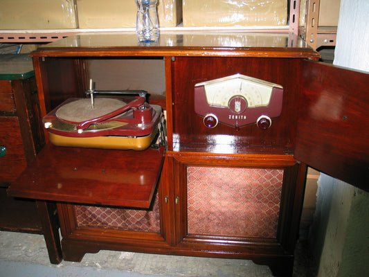 1960s Vintage Zenith Radio and Turntable唱片收音機