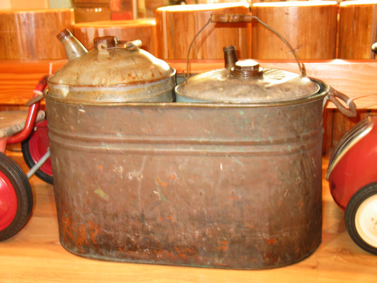 U.S.A. Vintage MINERS METAL LUNCH BOX美國礦工古董飯盒