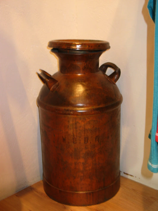 U.S.A.Vintage Copper Milk Churn美國古董銅製牛奶壺