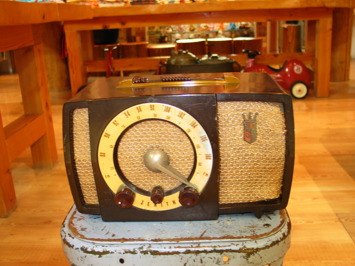 U.S.A. 1950s Vintage Zenith Radio Display 美國古董1950s Zenith收音機(需維修)